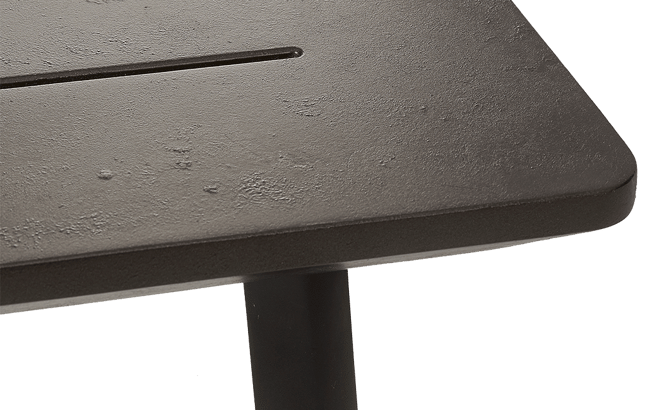 Mesa comedor de exterior Metalea - 146X87X75 cm - Bronce